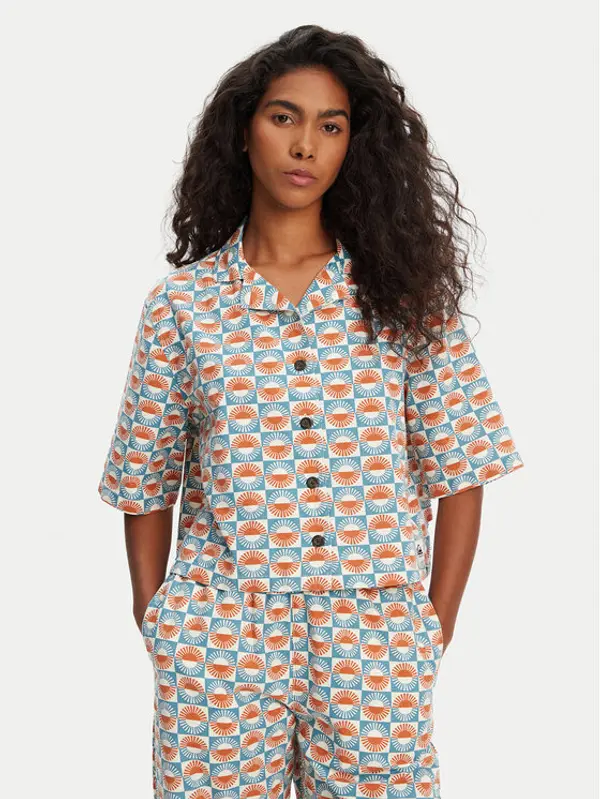Quiksilver Quiksilver Košulja Dad Crop Fit EQWWT03144 Šarena Relaxed Fit