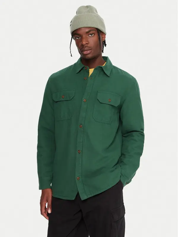 Quiksilver Quiksilver Košulja Husson EQYWT04668 Zelena Regular Fit
