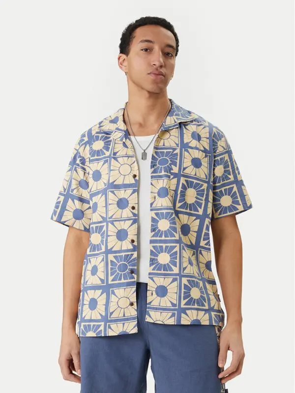 Quiksilver Quiksilver Košulja Schank EQYWT04632 Plava Regular Fit