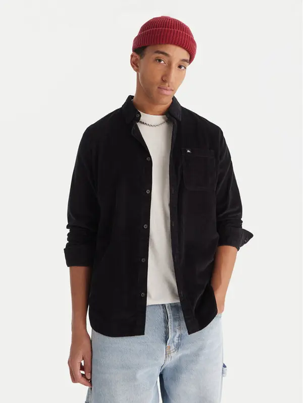 Quiksilver Quiksilver Košulja Smoke Trail EQYWT04652 Crna Regular Fit