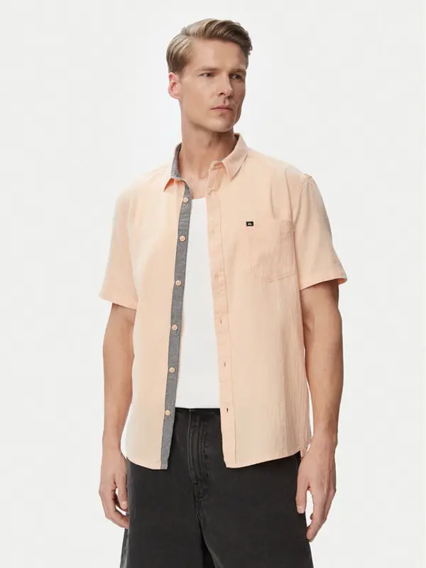Quiksilver Quiksilver Košulja Time Box EQYWT04622 Narančasta Regular Fit