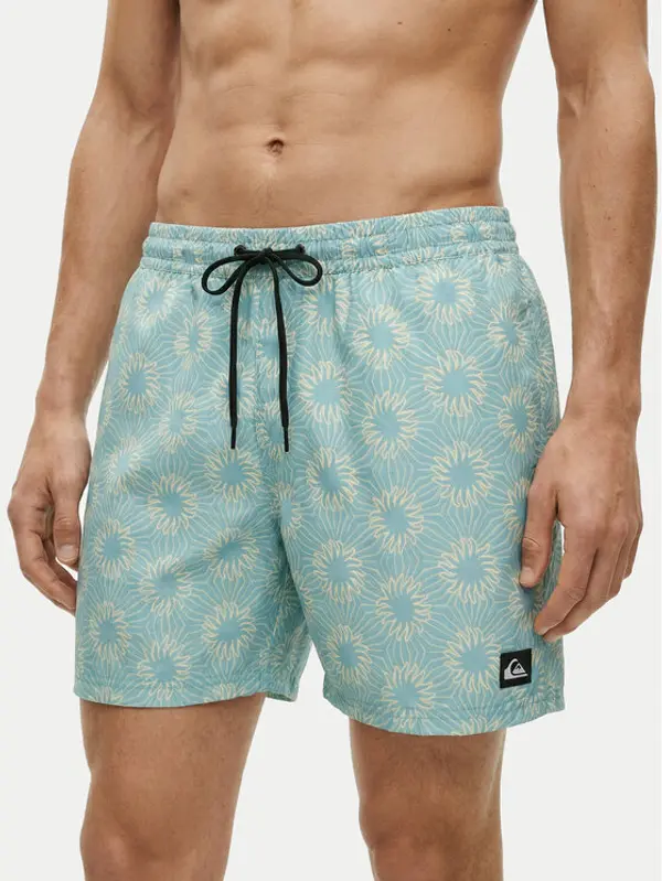Quiksilver Quiksilver Kupaće gaće i hlače Everyday Printed Volley 15 EQYJV04219 Tirkizna Regular Fit