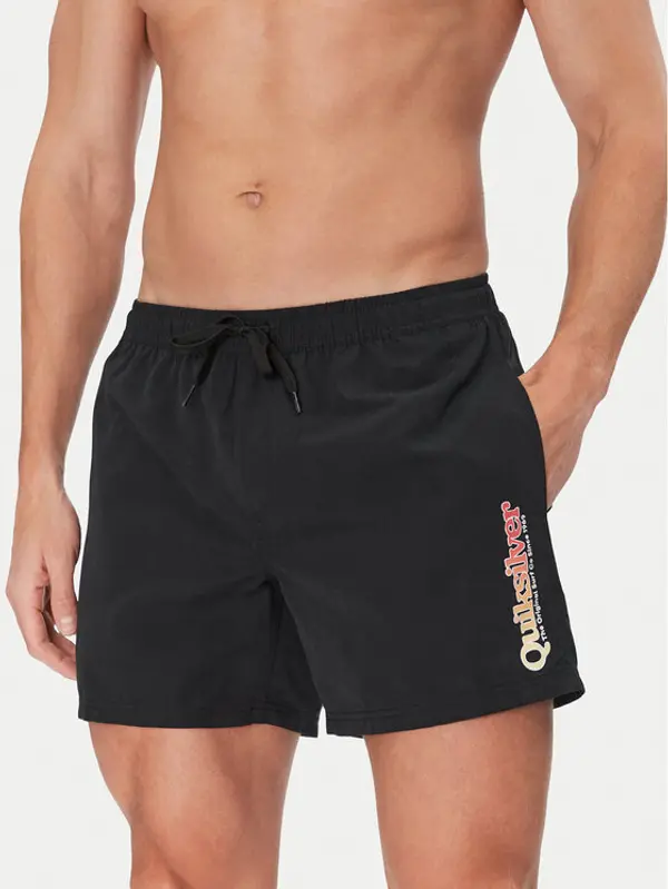 Quiksilver Quiksilver Kupaće gaće i hlače Spl Fineline Volley 15 EQYJV04141 Crna Regular Fit