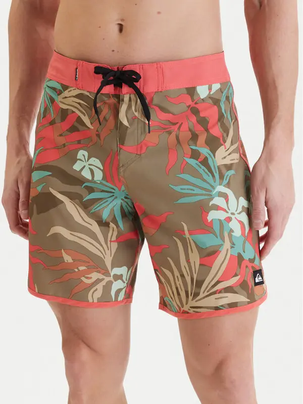 Quiksilver Quiksilver Kupaće gaće i hlače Surfsilk Scallop 18" EQYBS04862 Bež Regular Fit