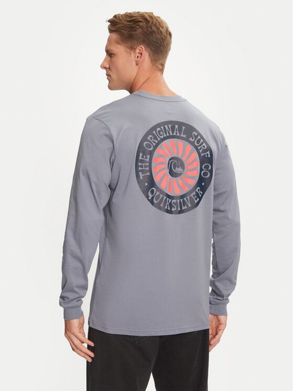 Quiksilver Quiksilver Majica dugih rukava Bloom Cycle EQYZT07707 Plava Regular Fit