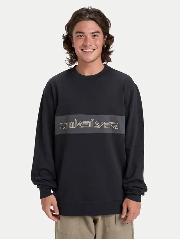 Quiksilver Quiksilver Majica dugih rukava Cb  EQYFT05152 Siva Comfort Fit