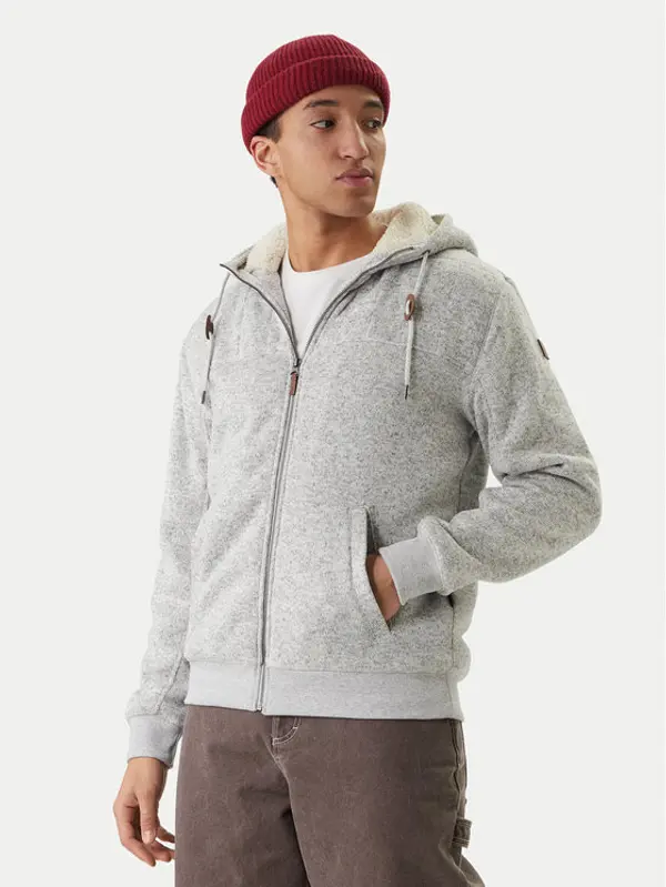 Quiksilver Quiksilver Majica dugih rukava Cepres Keller EQYFT05113 Siva Regular Fit