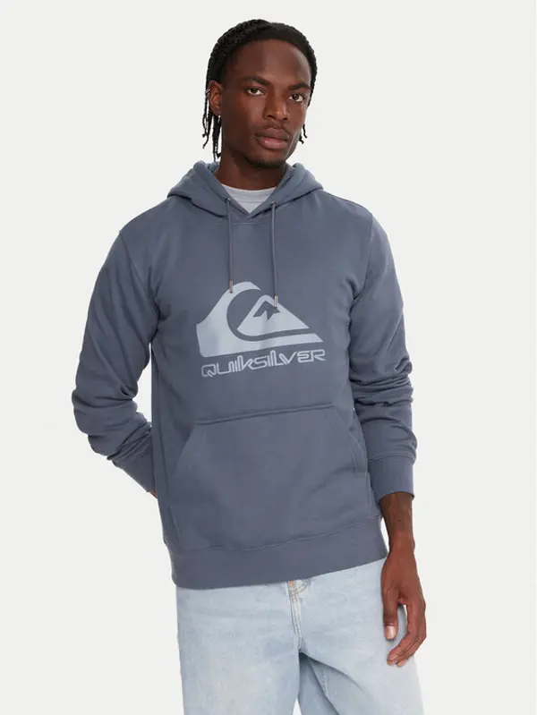 Quiksilver Quiksilver Majica dugih rukava Comp Logo EQYFT05053 Plava Regular Fit