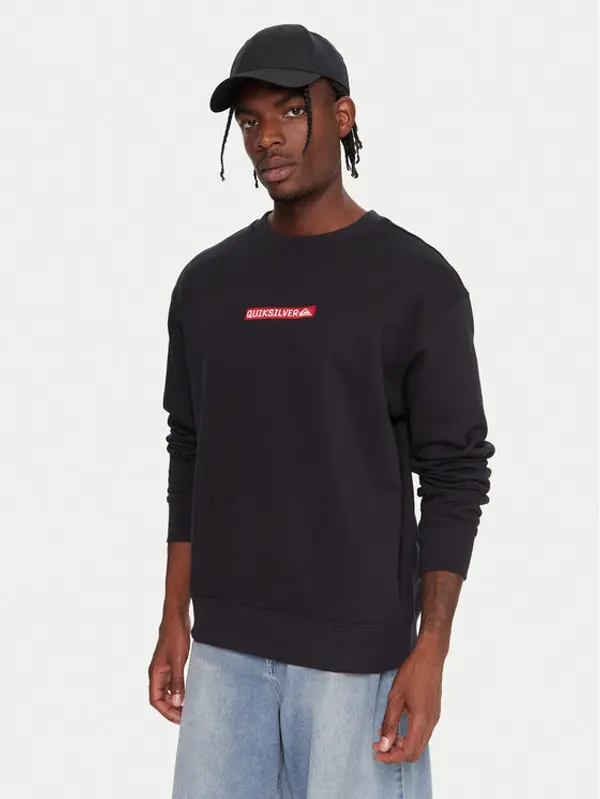 Quiksilver Quiksilver Majica dugih rukava Dna EQYFT05120 Crna Oversize