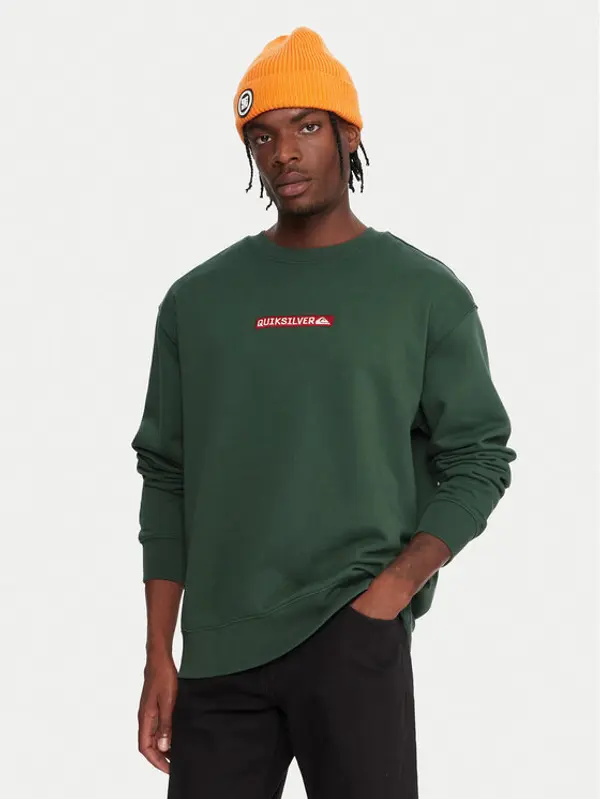 Quiksilver Quiksilver Majica dugih rukava Dna EQYFT05120 Zelena Oversize