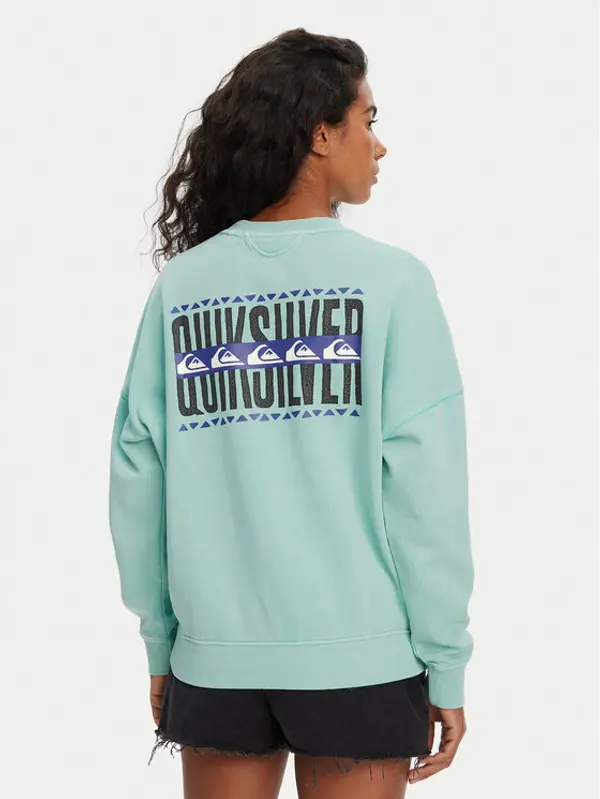Quiksilver Quiksilver Majica dugih rukava EQWFT03179 Svijetloplava Oversize