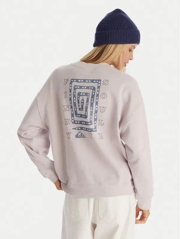 Quiksilver Quiksilver Majica dugih rukava EQWFT03188 Ljubičasta Oversize
