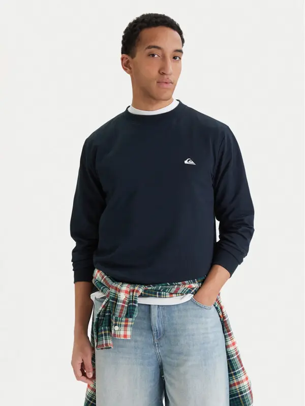 Quiksilver Quiksilver Majica dugih rukava EQYFT04953 Tamnoplava Regular Fit