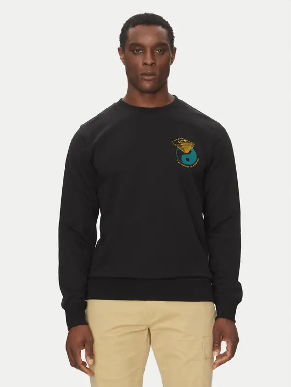 Quiksilver Quiksilver Majica dugih rukava EQYFT05055 Crna Regular Fit