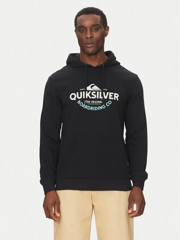 Quiksilver Quiksilver Majica dugih rukava EQYFT05089 Crna Regular Fit