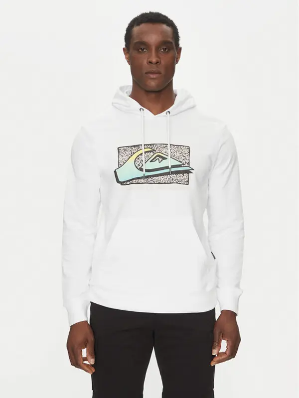Quiksilver Quiksilver Majica dugih rukava EQYFT05094 Bijela Regular Fit
