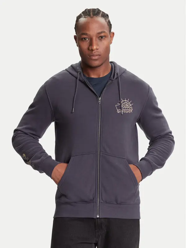 Quiksilver Quiksilver Majica dugih rukava EQYFT05133-KSH0 Tamnoplava Regular Fit