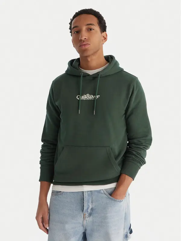Quiksilver Quiksilver Majica dugih rukava EQYFT05136 TKG Zelena Comfort Fit