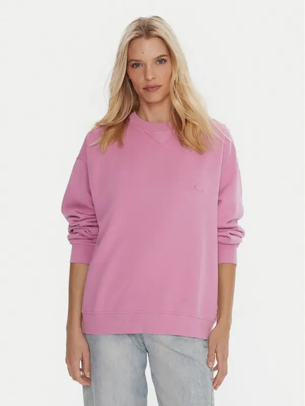 Quiksilver Quiksilver Majica dugih rukava Essential Crew EQWFT03190 Ljubičasta Standard Fit