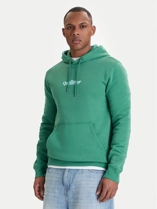 Quiksilver Quiksilver Majica dugih rukava Fineline EQYFT05198 Zelena Regular Fit