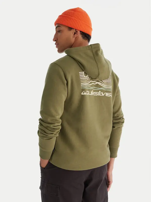 Quiksilver Quiksilver Majica dugih rukava Light Waves EQYFT05168 Kaki Regular Fit