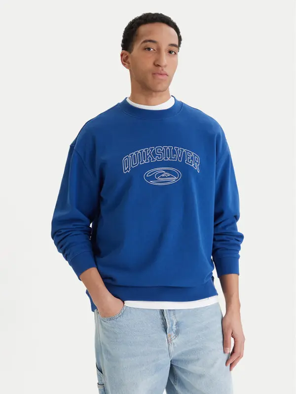 Quiksilver Quiksilver Majica dugih rukava New Iconic EQYFT05206 Plava Oversize