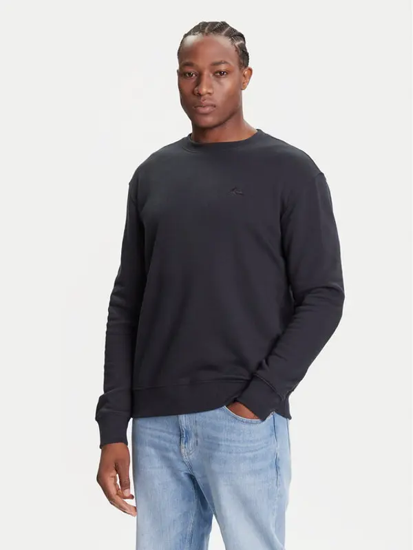 Quiksilver Quiksilver Majica dugih rukava Salt Water Crew EQYFT05158 Crna Regular Fit