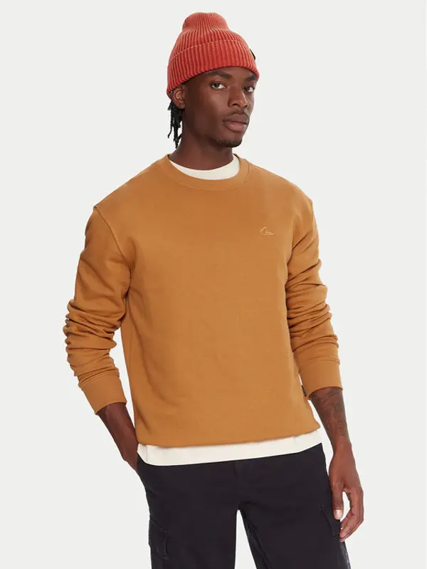 Quiksilver Quiksilver Majica dugih rukava Salt Water EQYFT05158 Bež Comfort Fit