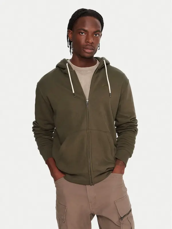 Quiksilver Quiksilver Majica dugih rukava Salt Water EQYFT05160 Zelena Regular Fit
