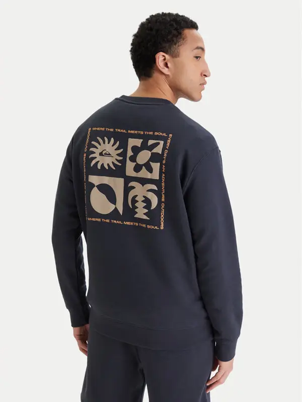 Quiksilver Quiksilver Majica dugih rukava Salt Water EQYFT05196 Tamnoplava Regular Fit