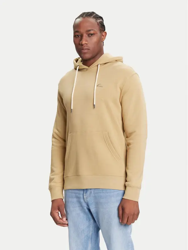 Quiksilver Quiksilver Majica dugih rukava Salt Water Hoodie EQYFT05159 Bež Regular Fit