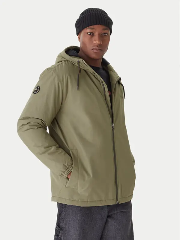 Quiksilver Quiksilver Prijelazna jakna June Battle EQYJK04172 Zelena Regular Fit