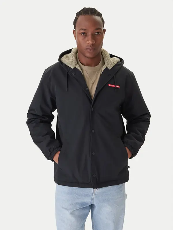 Quiksilver Quiksilver Prijelazna jakna Rain Cloud EQYJK04186 Crna Regular Fit