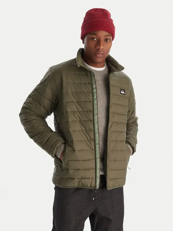 Quiksilver Quiksilver Prijelazna jakna Scaly FZ EQYJK04190 Zelena Regular Fit