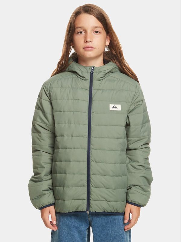 Quiksilver Quiksilver Prijelazna jakna Scaly Jckt EQBJK03275 Zelena Regular Fit