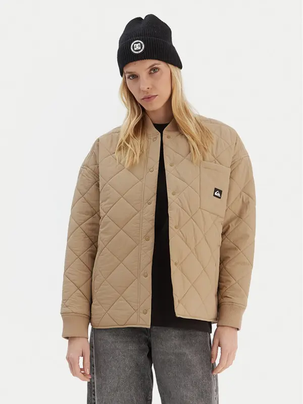 Quiksilver Quiksilver Prijelazna jakna Shining Quilted EQWJK03084 Bež Regular Fit