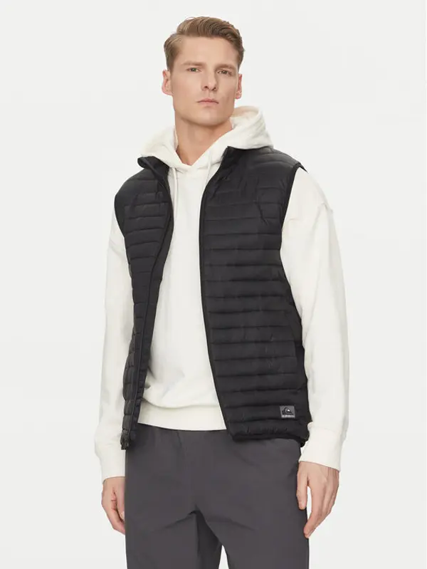 Quiksilver Quiksilver Prsluk Scalysleeveless Jckt EQYJK04009 Crna Regular Fit