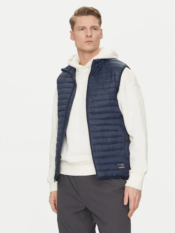 Quiksilver Quiksilver Prsluk Scalysleeveless Jckt EQYJK04009 Tamnoplava Regular Fit
