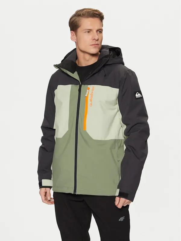 Quiksilver Quiksilver Skijaška jakna Dawson EQYTJ03451 Zelena Slim Fit