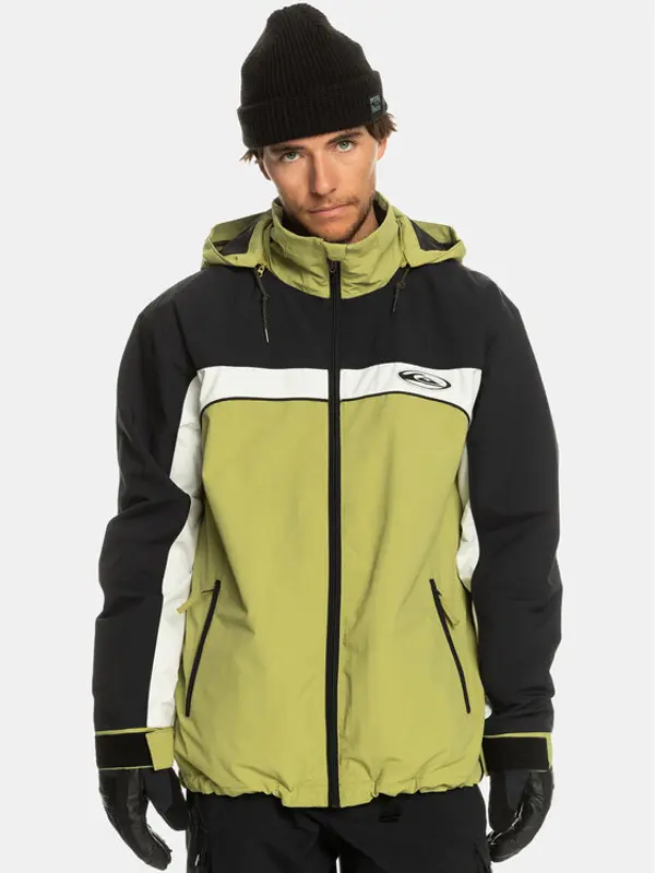 Quiksilver Quiksilver Skijaška jakna Live Wire Snjt EQYTJ03408 Zelena Regular Fit