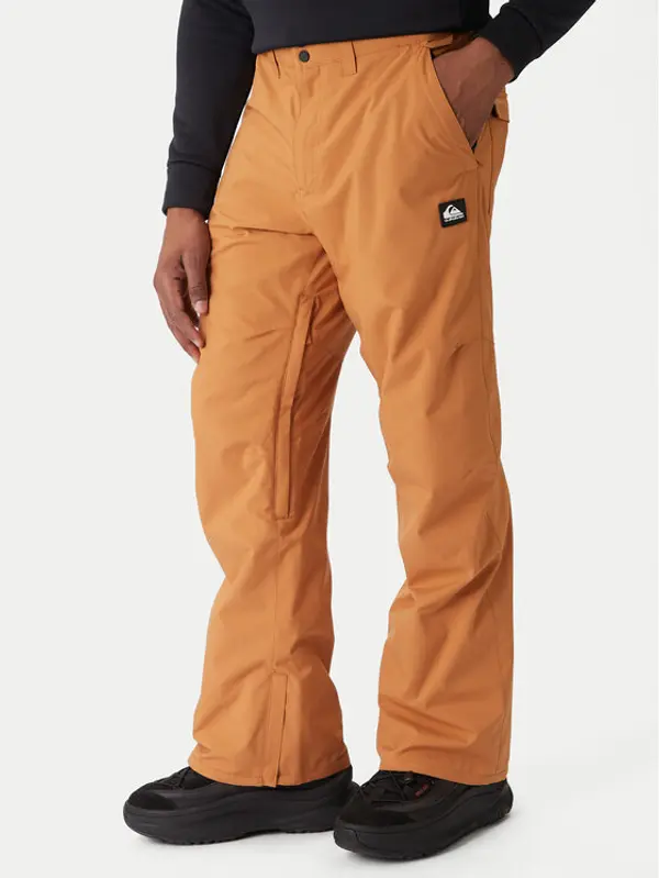 Quiksilver Quiksilver Snowboard hlače Estate EQYTP03237 Smeđa Slim Fit