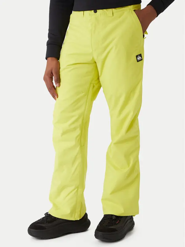 Quiksilver Quiksilver Snowboard hlače Estate EQYTP03237 Žuta Slim Fit