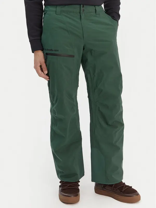 Quiksilver Quiksilver Snowboard hlače Forever Stretch EQYTP03238 Zelena Modern Fit