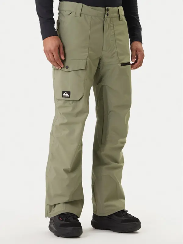 Quiksilver Quiksilver Snowboard hlače Utility EQYTP03220 Zelena Modern Fit