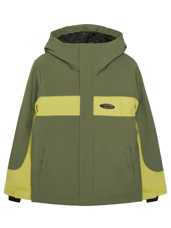 Quiksilver Quiksilver Snowboard jakna High Altitude EQBTJ03204 Zelena Regular Fit