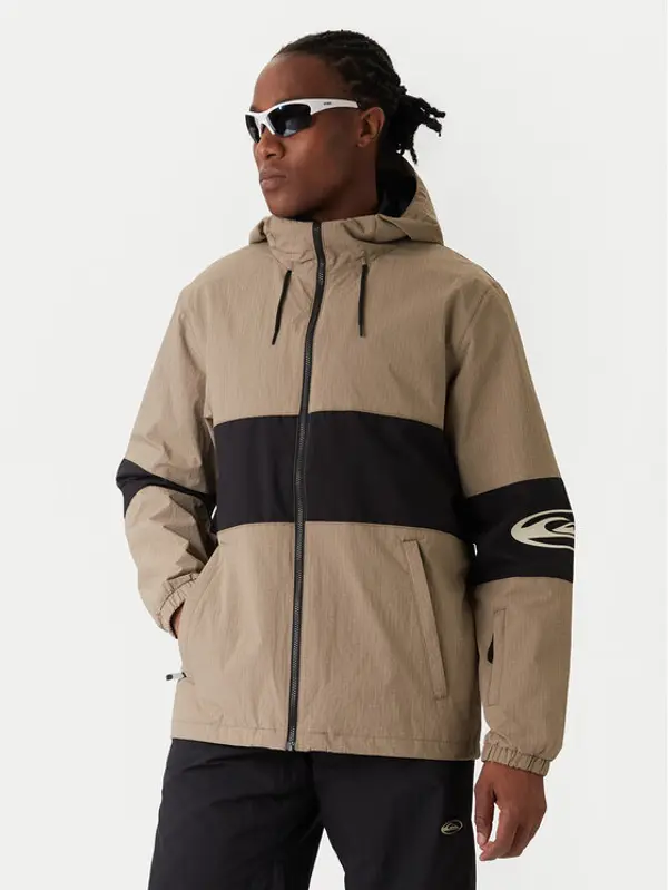 Quiksilver Quiksilver Snowboard jakna Hight In The Hood JK EQYTJ03517 Smeđa Relaxed Fit