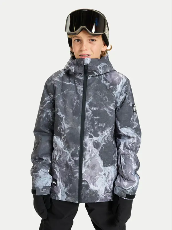 Quiksilver Quiksilver Snowboard jakna Mission Printed EQBTJ03223 Siva Regular Fit