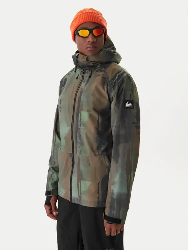 Quiksilver Quiksilver Snowboard jakna Muldrow EQYTJ03493 Zelena Regular Fit