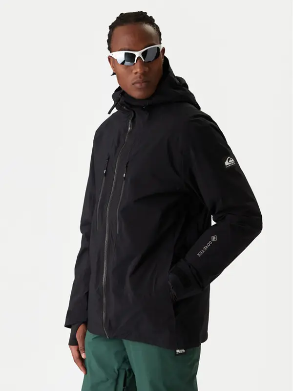 Quiksilver Quiksilver Snowboard jakna Pro Path Stretch Goretex Jk EQYTJ03508 Crna Modern Fit