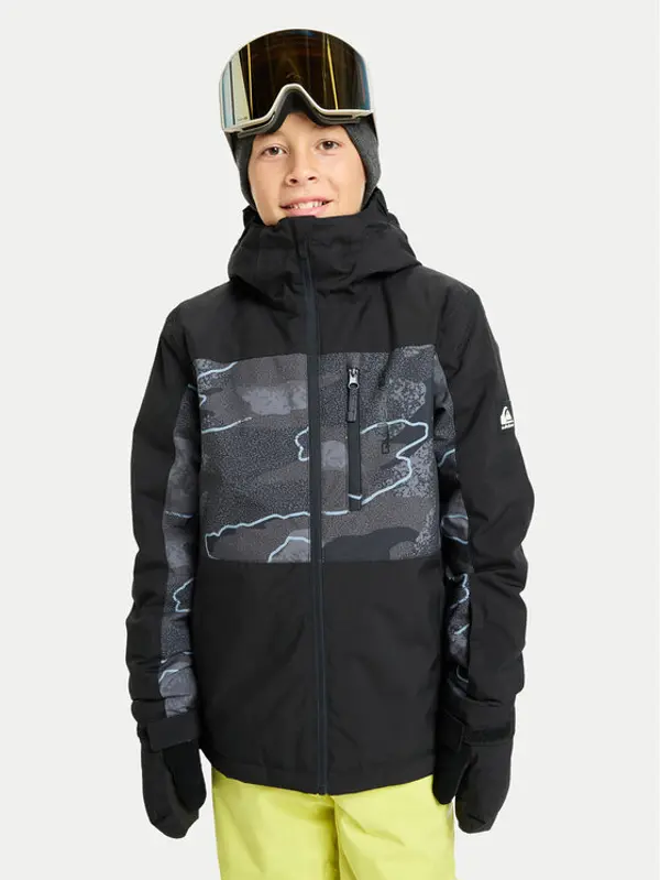Quiksilver Quiksilver Snowboard jakna Side Hit EQBTJ03220 Crna Regular Fit